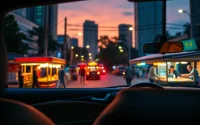 Hire a cheap driver in Bangkok to explore the vibrant nightlife and local sights in comfort.