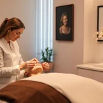 Experience rejuvenating Faltenbehandlung Zürich in a serene treatment room with expert care.