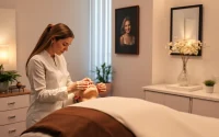 Experience rejuvenating Faltenbehandlung Zürich in a serene treatment room with expert care.