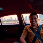 Rent a cheap car rental with driver Manila, featuring a warm, inviting interior and stunning views.