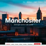 Showcasing creative website design Manchester through Manchester's modern architecture.