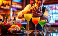 Learn how to mix cocktails in an interactive cocktailkurs with a skilled bartender.