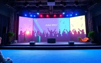 Engage with the Virtual Audience System through an interactive online event setup showcasing modern design.