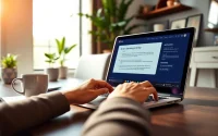 Check content quality with the AI checker while typing in a modern workspace