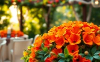Arrange stunning Orange County event flowers as centerpieces for any occasion.