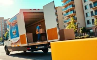 Experience seamless man and van moving service with our professional team in action.