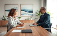 Psychiatrist in Dubai engaging with a patient in a professional consultation setting.