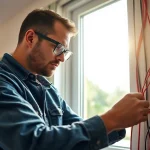 Electrician Clearwater wiring a home, showcasing quality service and expertise.